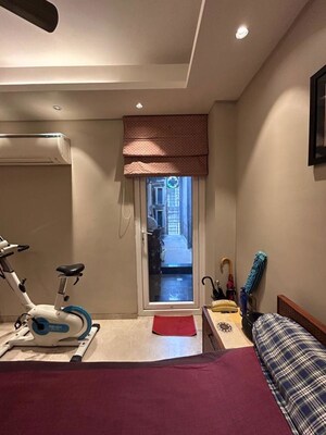 Gym in 4 BHK Apartment at Greater Kailash I – for Rent