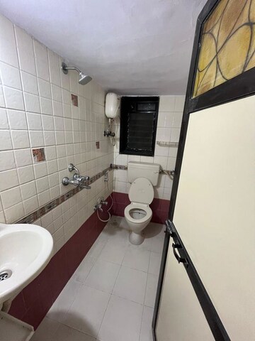 Bathroom in 1 BHK Apartment at Versova Sea Green Apartment, Andheri West – for Rent