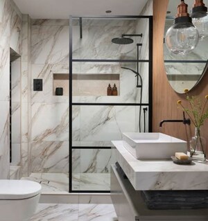 Bathroom in 3.5 BHK Builder Floor at Ultima 107, Sector 104 – for Sale