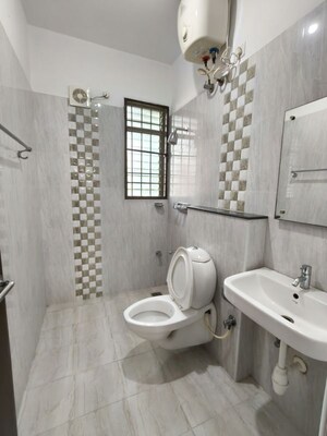 Bathroom in 3 BHK Apartment at Indiranagar – for Rent