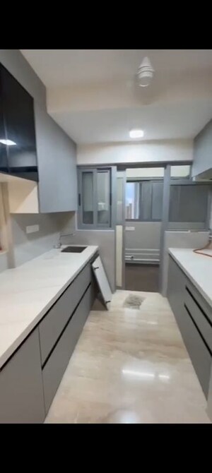 Kitchen in 3.5 BHK Apartment at Wadhwa Imperial Heights, Goregaon West – for Rent