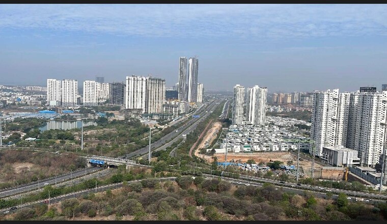 Exterior View, rajapushpa-provincia 3 Bedroom 2660 Sq.Ft. Apartment In Narsingi Hyderabad 9840241