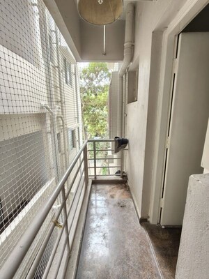 Balcony in 2 BHK Apartment at Murugesh Palya – for Rent