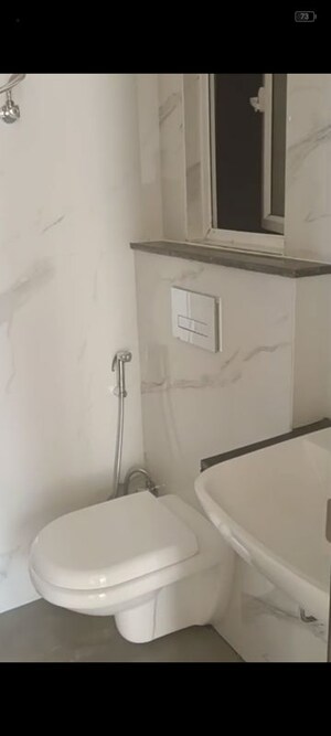 Bathroom in 2.5 BHK Builder Floor at Smart World Gems, Sector 89 – for Rent