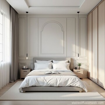 Bedroom in 1 BHK Apartment at Vasundhara CHS Gokuldham, Gokuldham Colony – for Rent