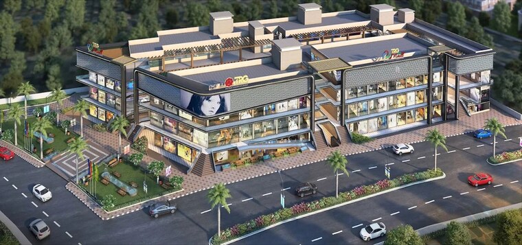 Exterior View, trg-the-mall Commercial Showroom 113 Sq.Ft. In Nai Basti Dundahera Ghaziabad 9840273