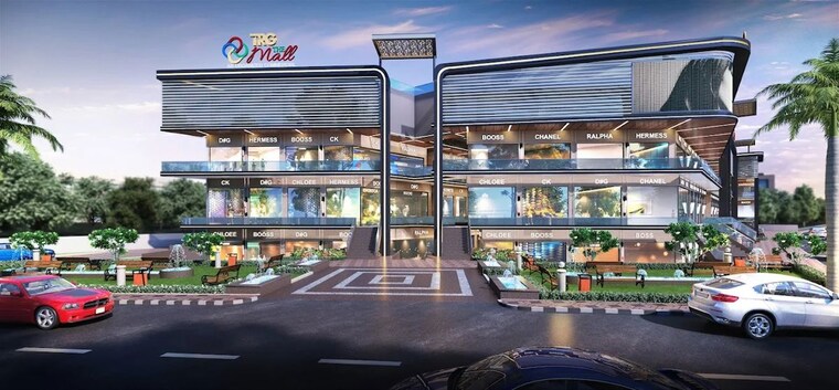 Exterior View, trg-the-mall Commercial Showroom 113 Sq.Ft. In Nai Basti Dundahera Ghaziabad 9840273