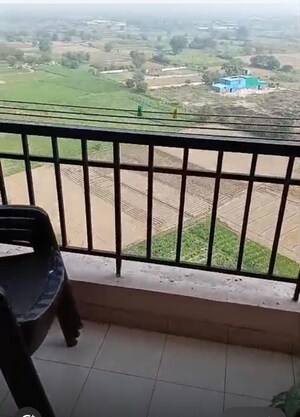Balcony in 1.5 BHK Apartment at Techman Moti Residency, Raj Nagar Extension – for Sale