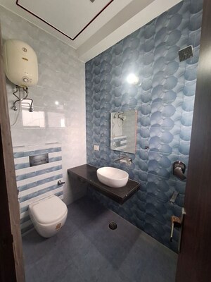 Bathroom in 3 BHK Builder Floor at Ansal Plaza Sector-23, Sector 23 – for Rent