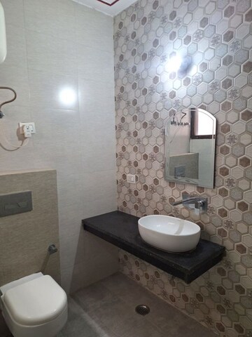 Bathroom in 3 BHK Builder Floor at Ansal Plaza Sector-23, Sector 23 – for Rent
