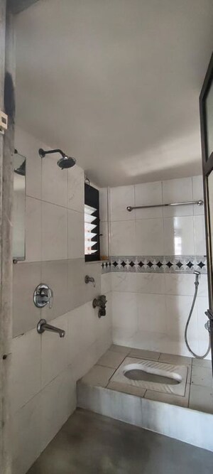 Bathroom in 1 BHK Apartment at Silver Square CHS Ltd, Santacruz East – for Rent