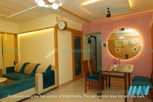 Living Room in 3 BHK Apartment at Shiv Sai Paradise, Majiwada – for Sale