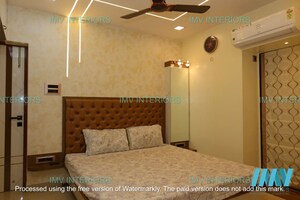 Bedroom in 3 BHK Apartment at Shiv Sai Paradise, Majiwada – for Sale