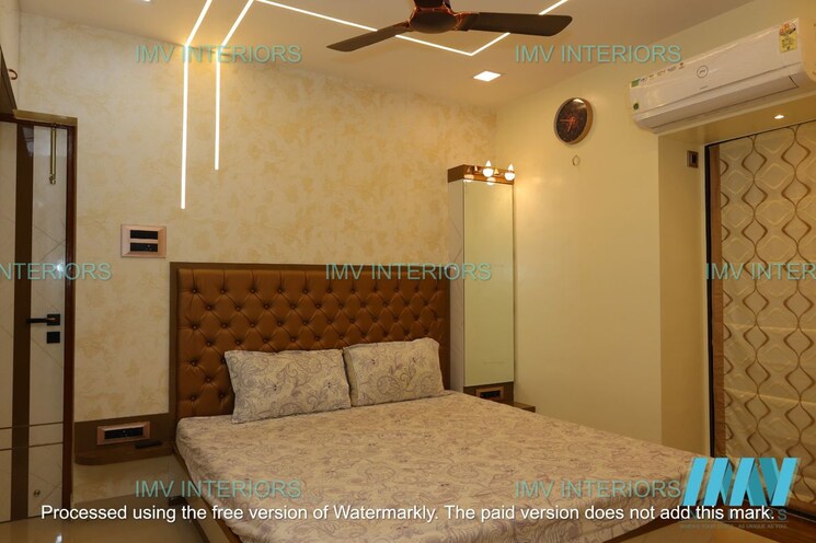 Bedroom, shiv-sai-paradise 3 Bedroom 1600 Sq.Ft. Apartment In Majiwada Thane 9840525