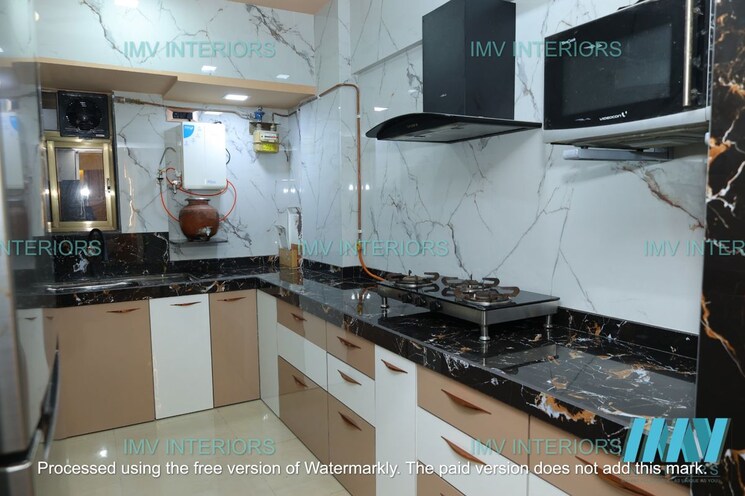 Kitchen, shiv-sai-paradise 3 Bedroom 1600 Sq.Ft. Apartment In Majiwada Thane 9840525