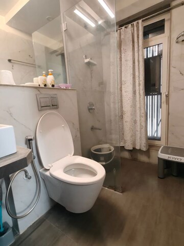 Bathroom in 3 BHK Apartment at Kabra Centroid, Santacruz East – for Rent