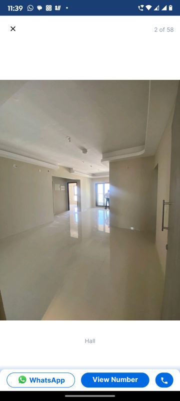 3 BHK + Pooja Room Apartment For Rent in Siddha Seabrook