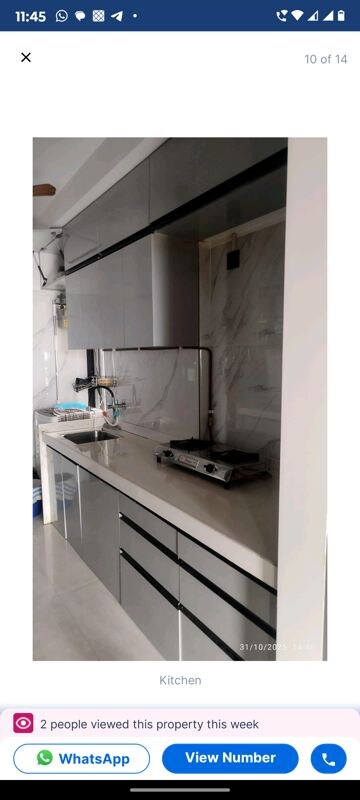 Kitchen in 3 BHK Apartment at Sandhya Eve Horizon, Kandivali West – for Rent