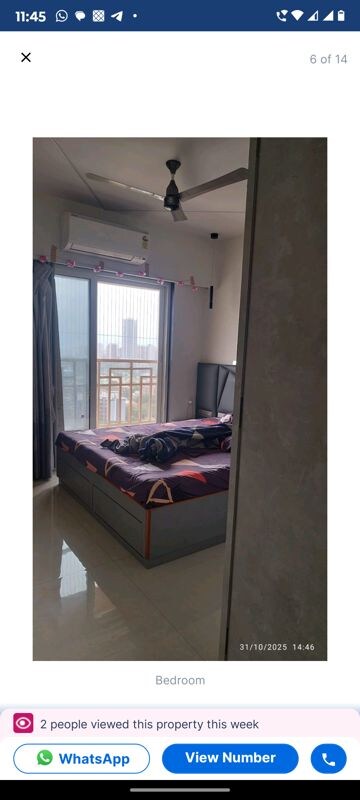 Kitchen in 3 BHK Apartment at Sandhya Eve Horizon, Kandivali West – for Rent