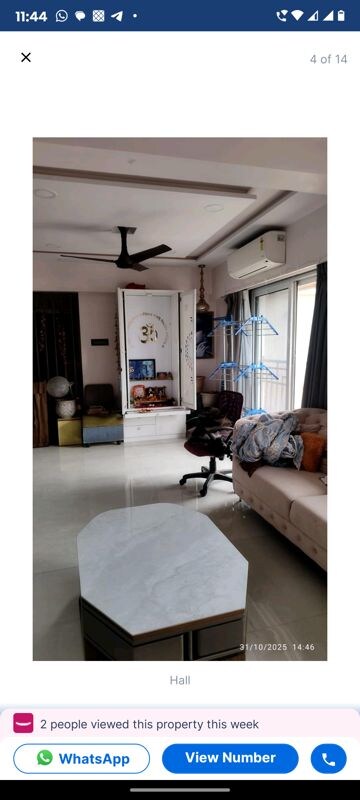 Team Area in 3 BHK Apartment at Sandhya Eve Horizon, Kandivali West – for Rent
