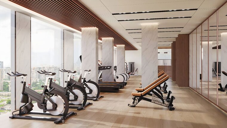 Gym, inspira-one 3 Bedroom 1365 Sq.Ft. Apartment In Bandra West Mumbai 9840694