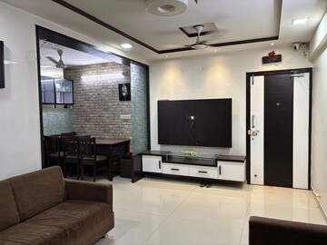 Living Room in 3.5 BHK Apartment at Piplod – for Sale