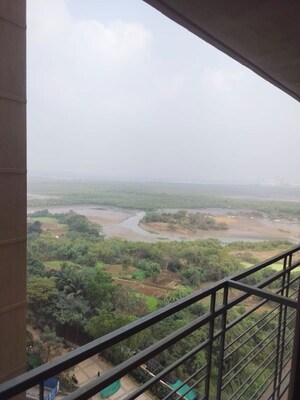 Balcony in 2 BHK Apartment at Gurukrupa Marina Enclave, Malad West – for Rent