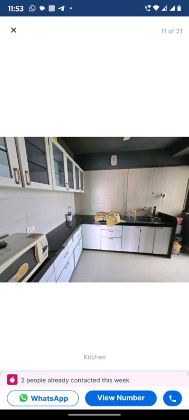 Kitchen, siddhi-height-kandivali 3 Bedroom 1000 Sq.Ft. Apartment In Kandivali West Mumbai 9840768