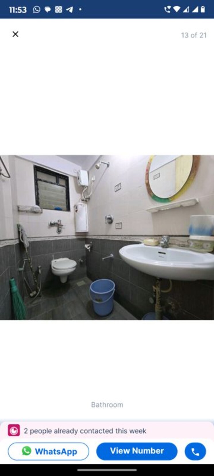 Bathroom, siddhi-height-kandivali 3 Bedroom 1000 Sq.Ft. Apartment In Kandivali West Mumbai 9840768