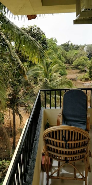 Balcony in 2 BHK Apartment at Siolim – for Rent