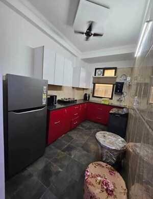 Kitchen in 3 BHK Apartment at Chattarpur – for Rent