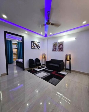 Living Room in 3 BHK Apartment at Chattarpur – for Rent