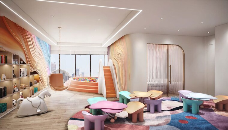 Living Room, inspira-one 4 Bedroom 1549 Sq.Ft. Apartment In Bandra West Mumbai 9840903