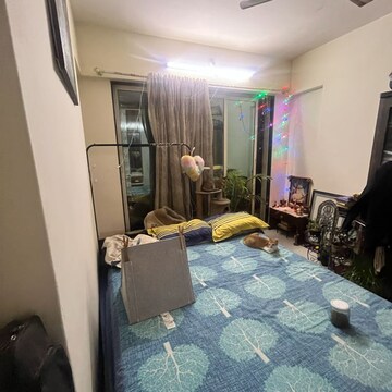 Living Room in 1 BHK Apartment at Kaustubh Platinum, Datta Pada – for Rent