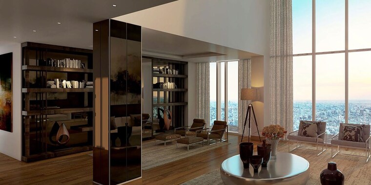 Living Room, m3m-trump-tower 4 Bedroom 3525 Sq.Ft. Apartment In Sector 65 Gurgaon 9840964