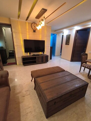 Living Room in 2 BHK Apartment at Saket – for Rent