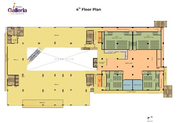 Floor Plan in  Office Space at Adihm Ithums Galleria, Alpha Ii Greater Noida – for Sale