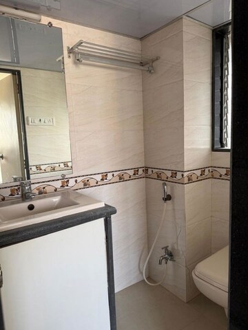 Bathroom in 2 BHK Apartment at Sagar Sangeet CHS Colaba, Colaba – for Sale