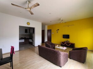 Living Room in 3 BHK Apartment at Megapolis Sangria Towers, Hinjewadi – for Rent