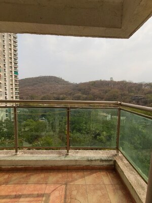 Balcony in 3 BHK Apartment at Megapolis Sangria Towers, Hinjewadi – for Rent