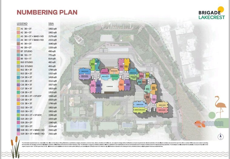 Master Plan, brigade-lakecrest 1 Bedroom 814 Sq.Ft. Apartment In Bhattarahalli Bangalore 9824276