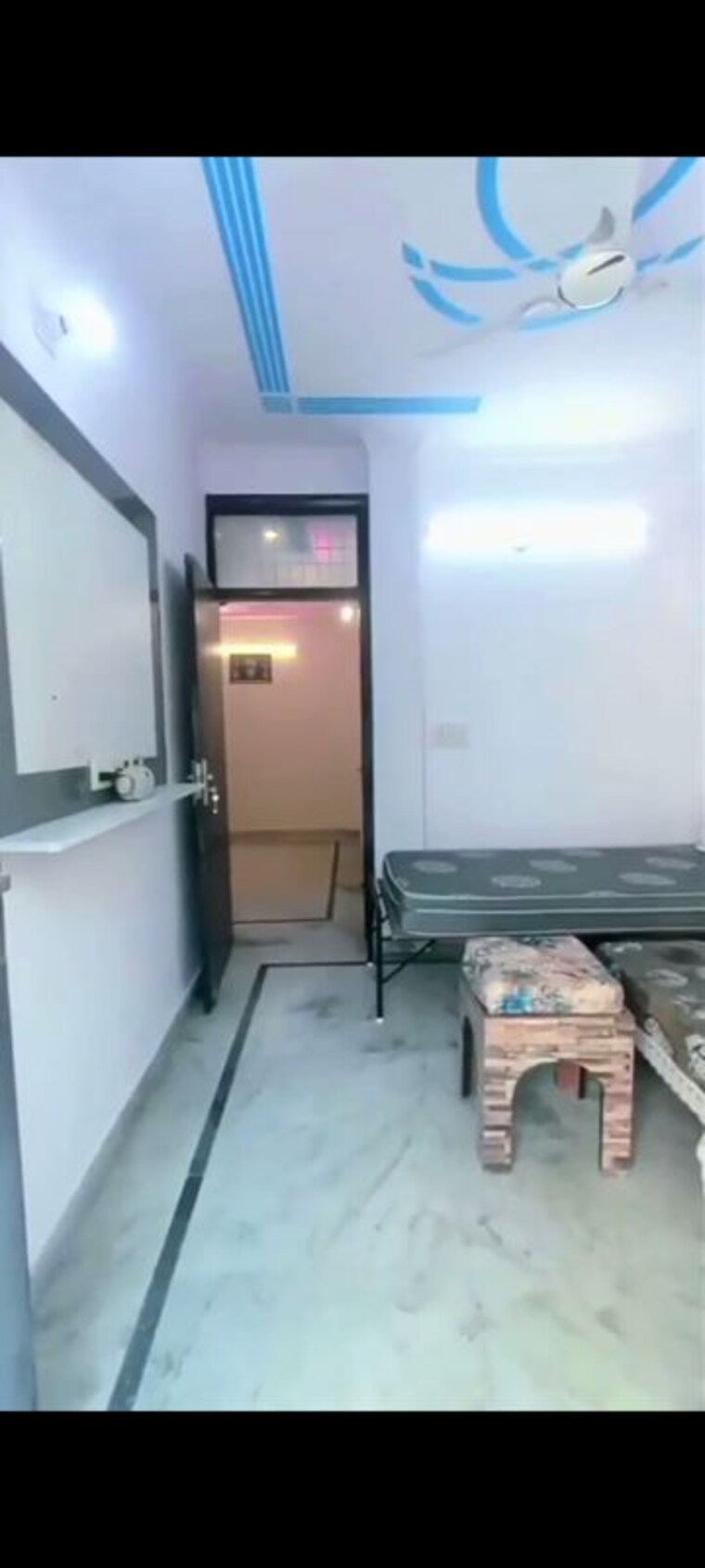 Master Bedroom, mahavir enclave 1 2 Bedroom 600 Sq.Ft. Apartment In Mahavir Enclave 1 Delhi 9841488