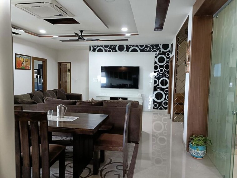 Dining area, hi tech city 4 Bedroom 3500 Sq.Ft. Apartment In Hi Tech City Hyderabad 9841543