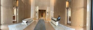 Building Lobby in 3 BHK Apartment at Courtyard by Narang Realty and The Wadhwa Group, Pokhran Road No Two – for Rent