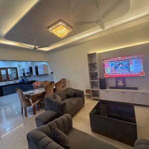 Living Room in 4 BHK Independent House at Aerocity – for Sale