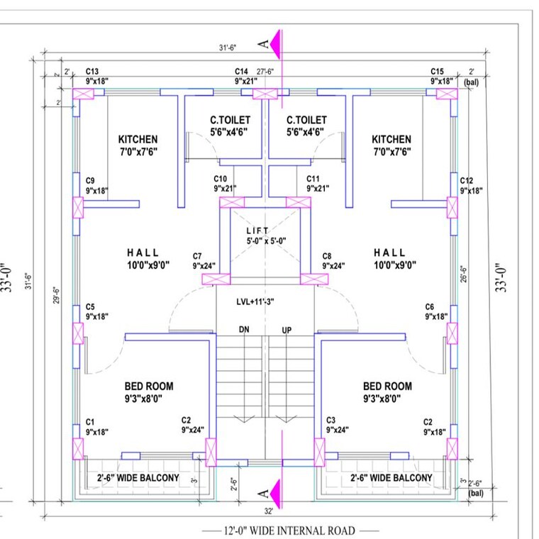 Floor Plan, wadgaon sheri 1 Bedroom 475 Sq.Ft. Apartment In Wadgaon Sheri Pune 9553841