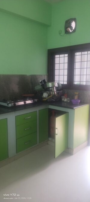 Kitchen in 3 BHK Apartment at Pavani Laxmi Nivas, Madhapur – for Rent