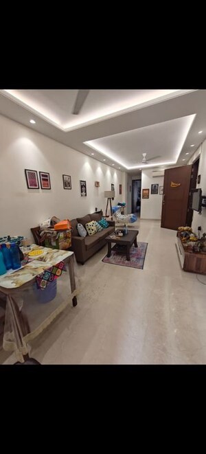 Living Room in 1 RK Builder Floor at East Of Kailash – for Rent