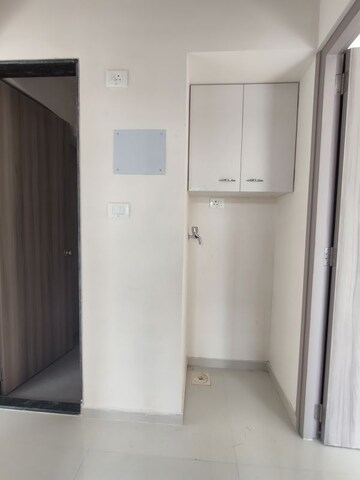 Building Lobby in 1 BHK Apartment at Ashar Axis, Majiwada – for Rent