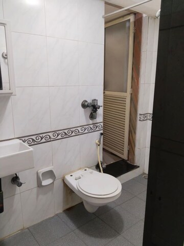 Bathroom in 2 BHK Apartment at K Raheja Palm Court, Malad West – for Rent